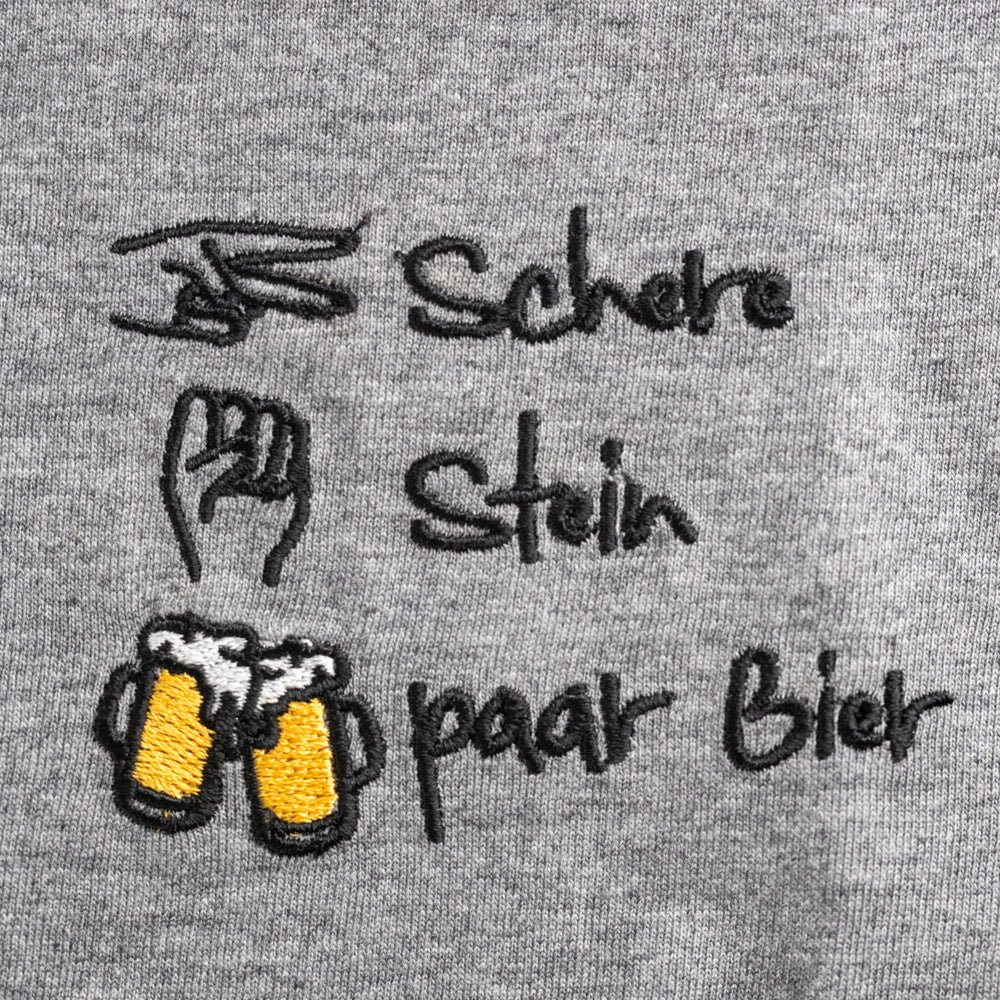 Party Shirt - Schere Stein Paar Bier